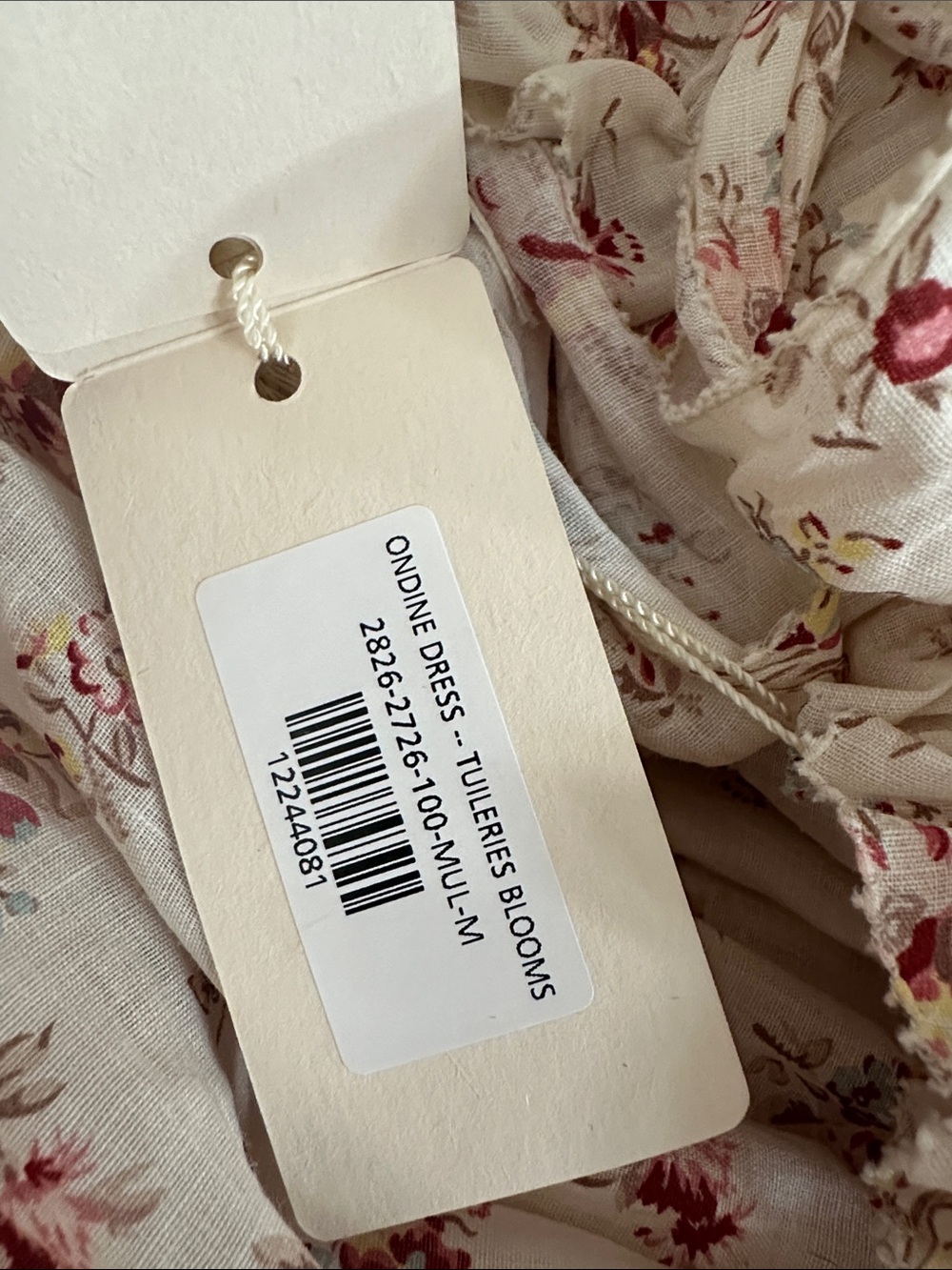 Doen Ondine Dress Tuileries Bloom Size M - Picture 6 of 6